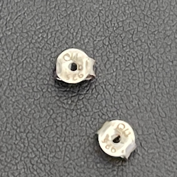 Vintage, Marsala, earrings marcasite 925. - Picture 5 of 8